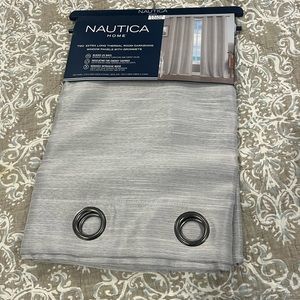 Nautica extra long room darkening curtains.